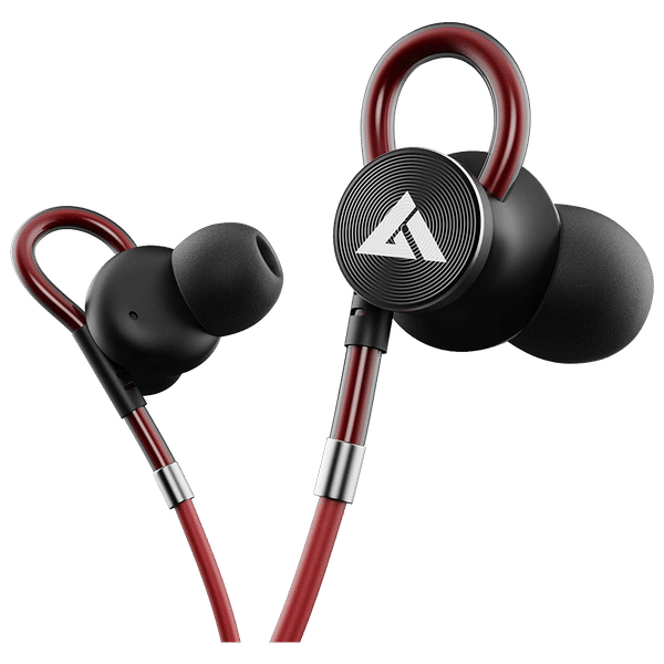 Wired earphone with noise cancelling microphone outlet